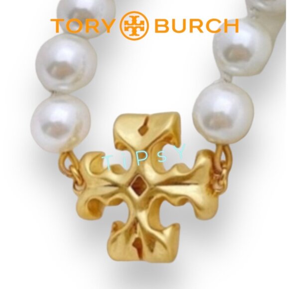 ✺✺ Tory Burch Roxanne Pearl Necklace & Earring Set!!!  ✺✺ - Picture 5 of 9